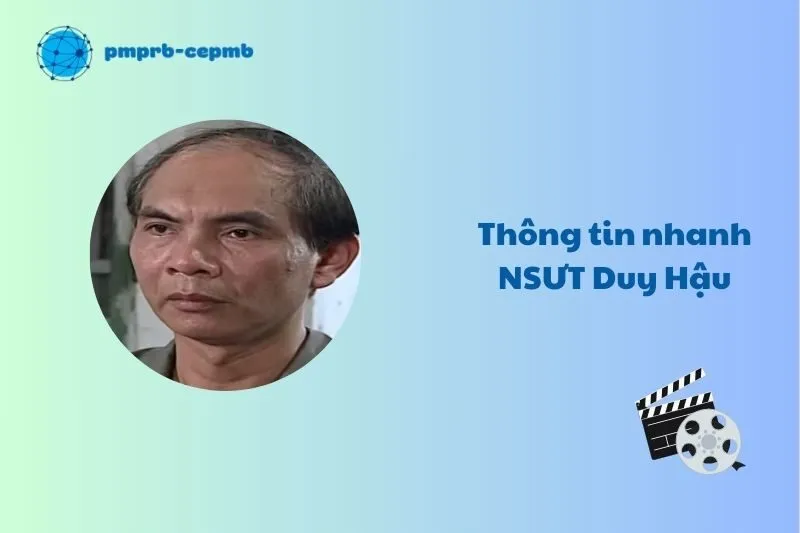 Thông tin nhanh NSƯT Duy Hậu